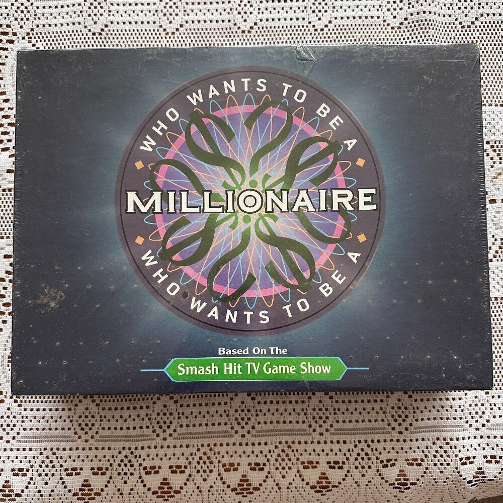 BOARD GAME "WHO WANTS BE A MILLIONARE" BASED ON TV GAME SHOW. 2-5 PLAYERS